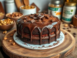 Protein-Packed Chocolate Delight Cake