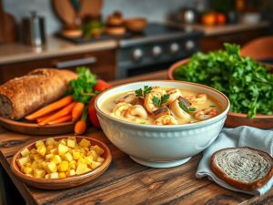 Protein Seafood Chowder Delight